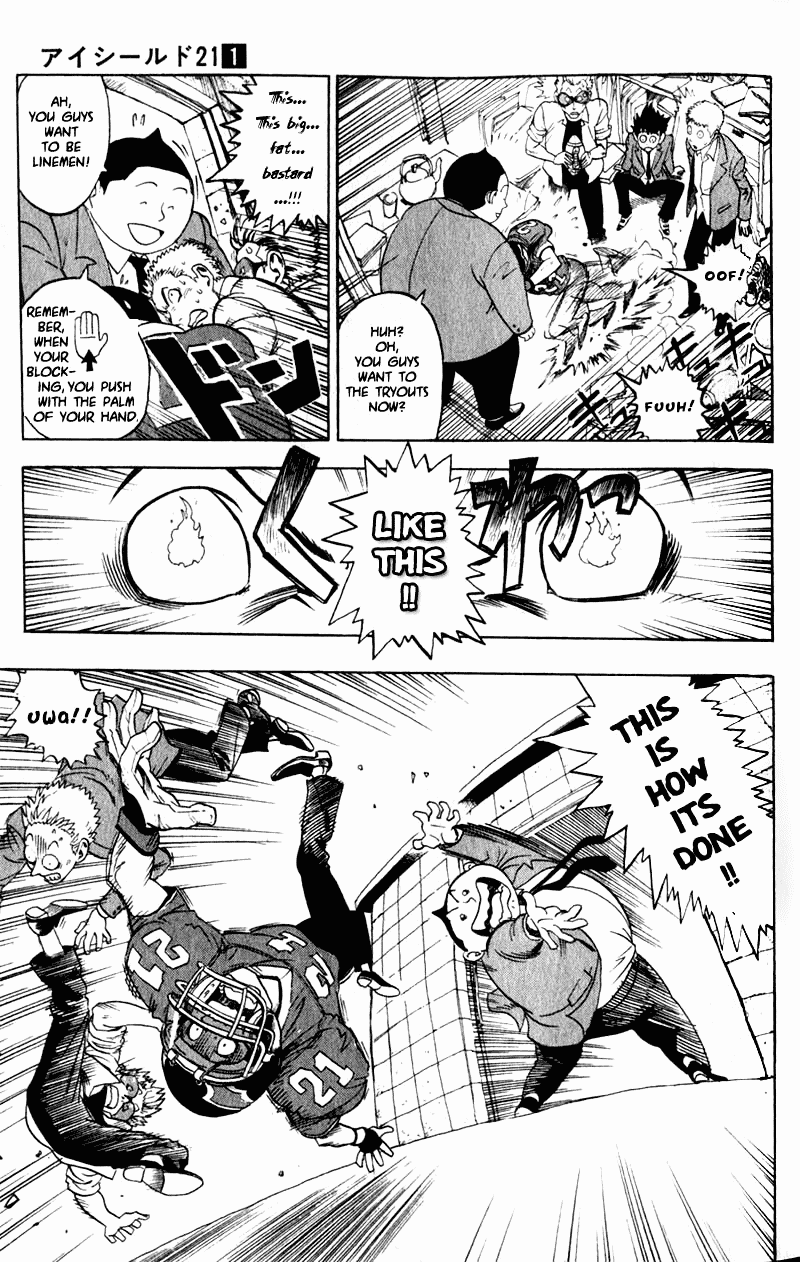 Eyeshield 21 - Chapter 1: The Man With The Golden Legs