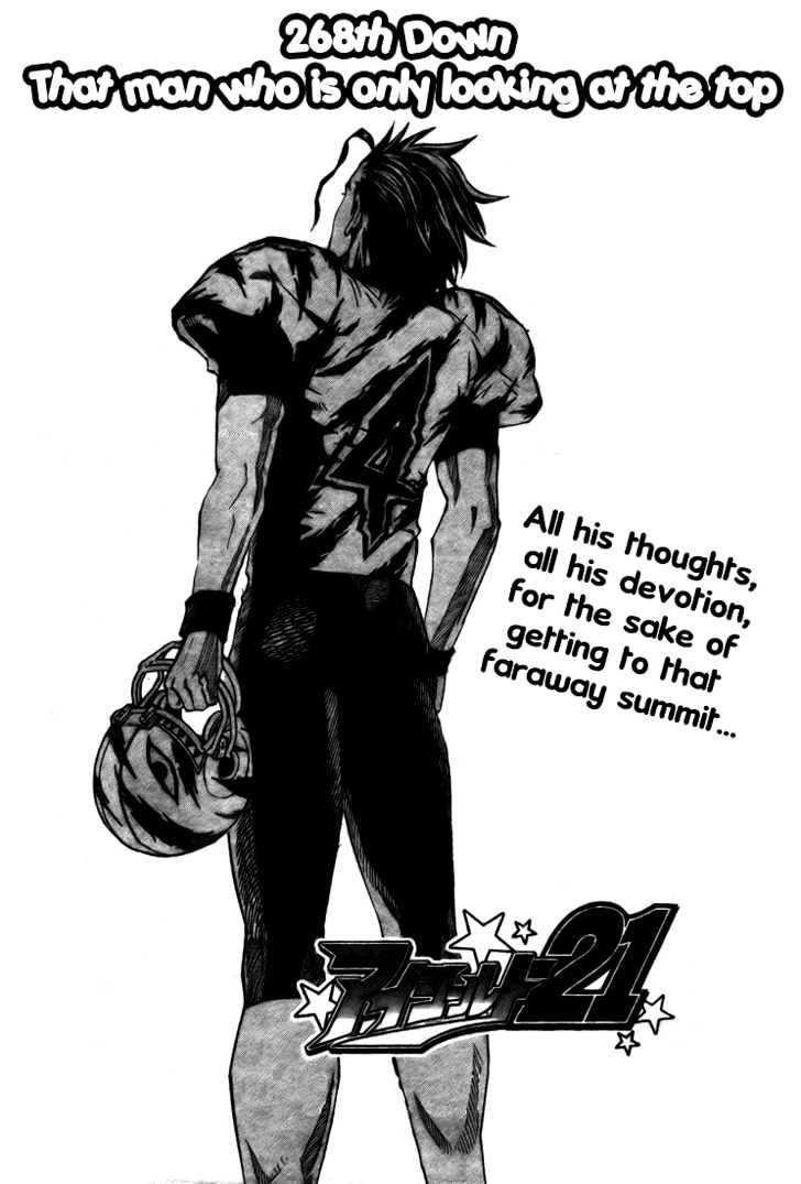 Eyeshield 21 - Chapter 268 : The Man Who Is Only Looking At The Top