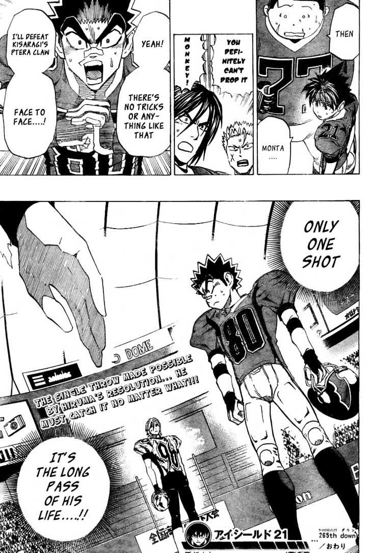 Eyeshield 21 - Chapter 265 : Gargoyle