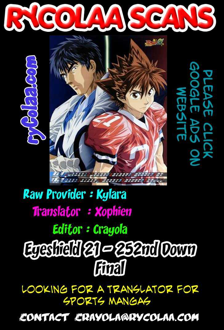 Eyeshield 21 - Chapter 252 : The Final