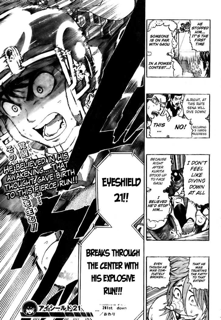 Eyeshield 21 - Chapter 261 : The Ones With Blind Faith