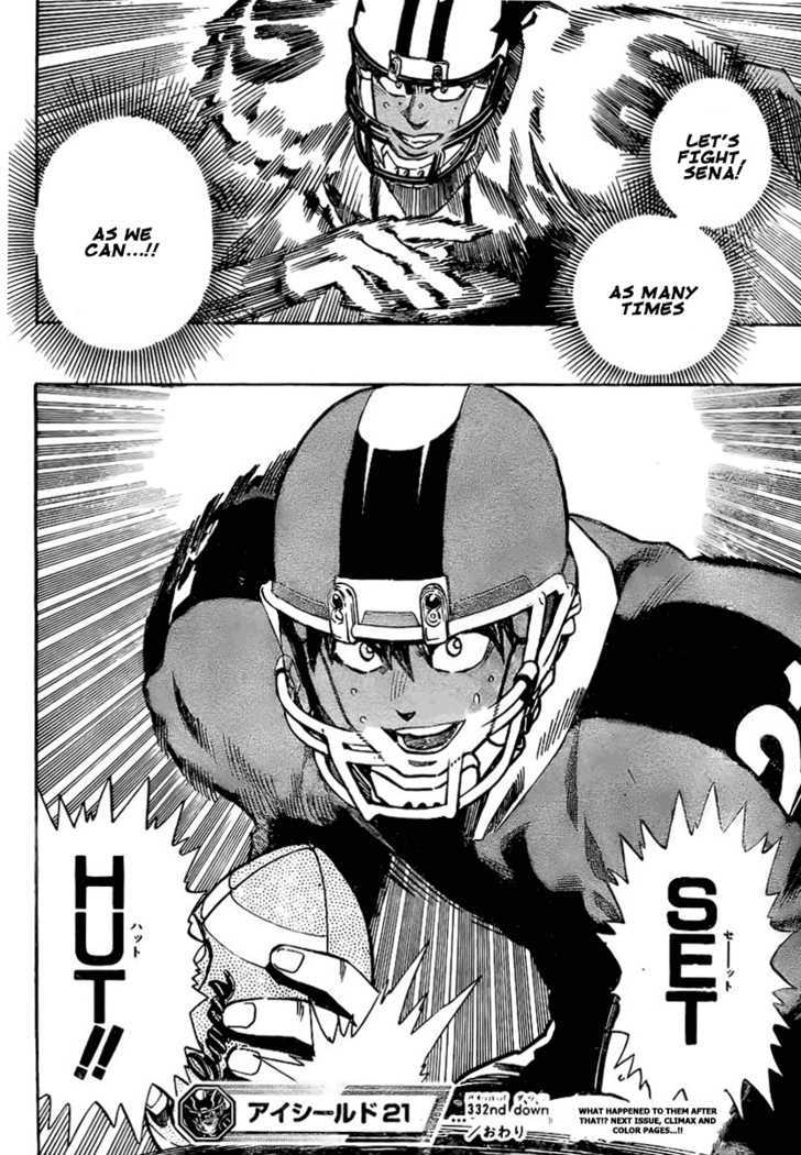 Eyeshield 21 - Chapter 332 : Do You Want To Kiss Your Sister?