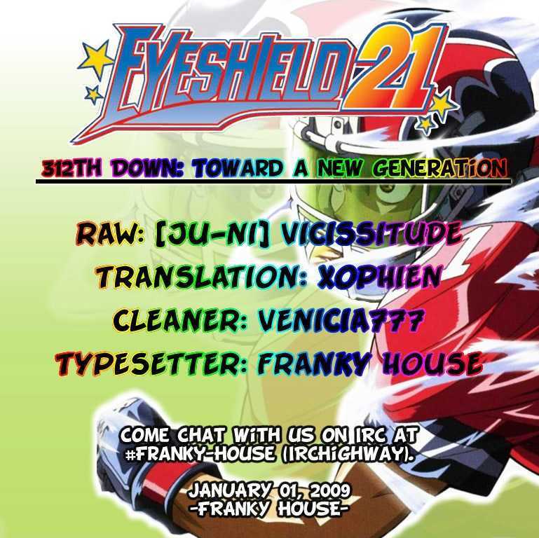 Eyeshield 21 - Chapter 312 : Towards A New Generation