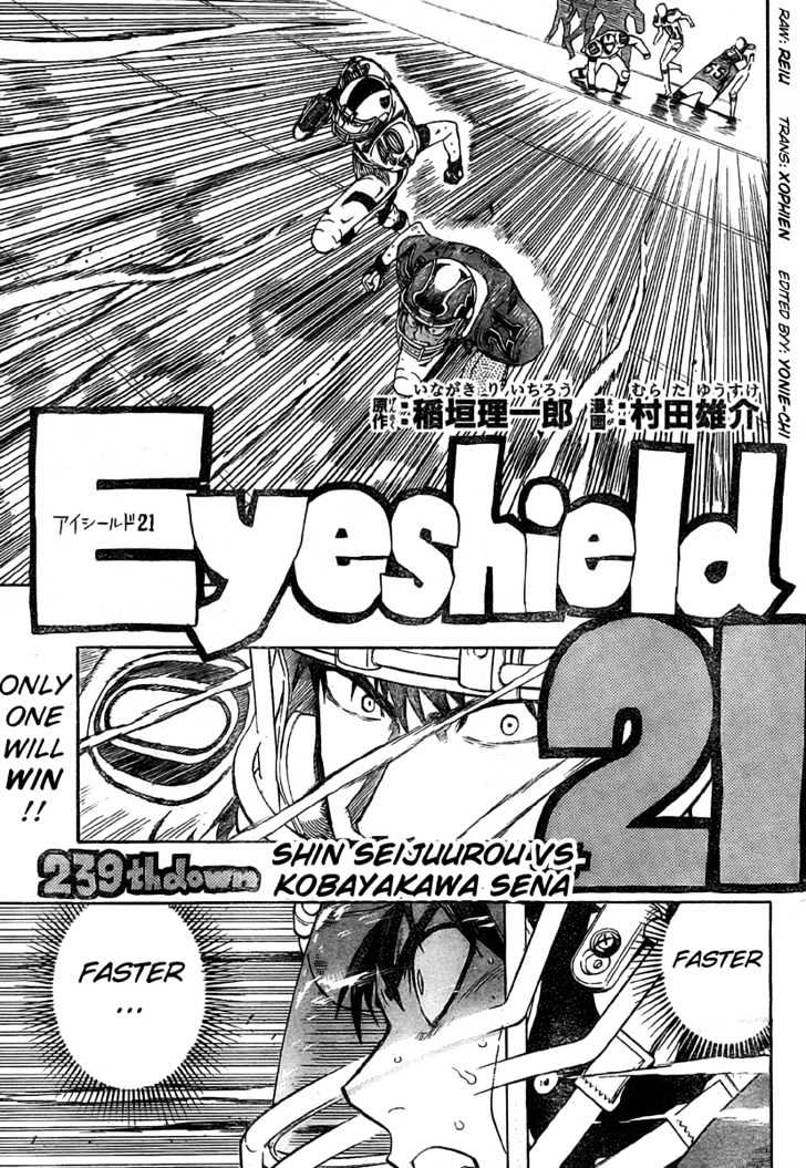 Eyeshield 21 - Chapter 239 : Shin Seijå«Rå Vs Kobayakawa Sena