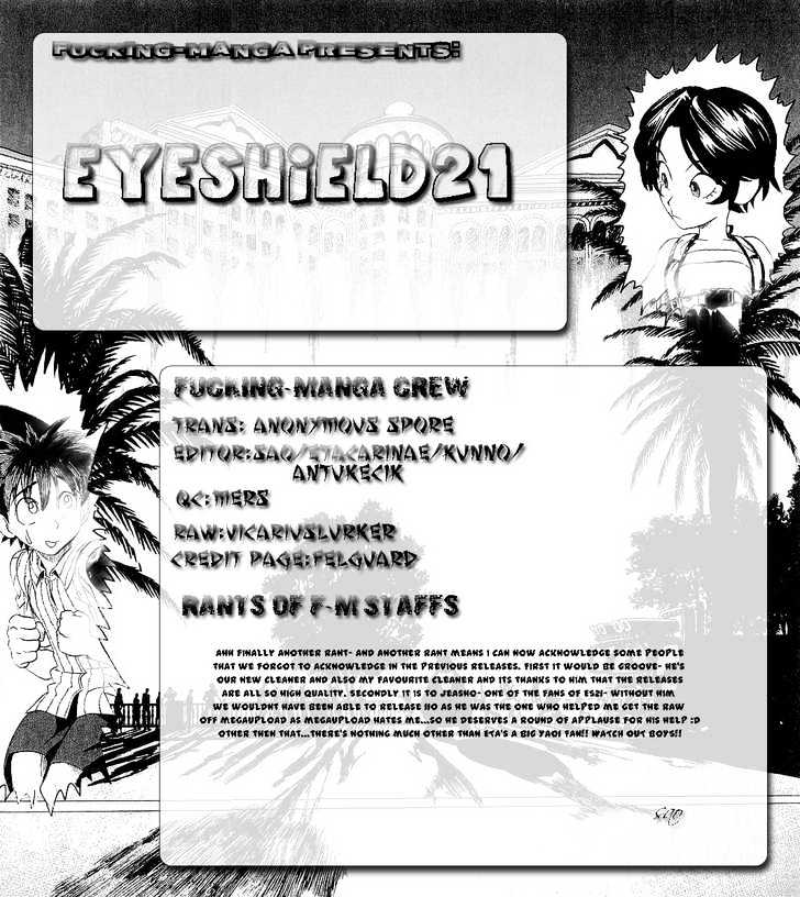 Eyeshield 21 - Chapter 111 : World Of The Quarter Finals