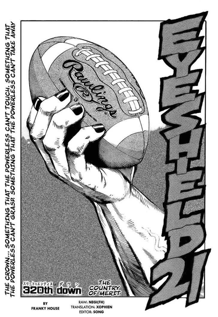 Eyeshield 21 - Chapter 320 : The Country Of Merit