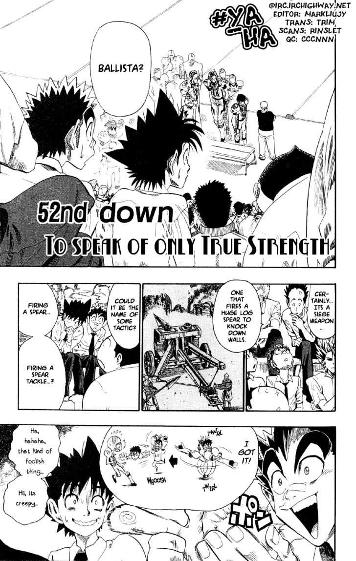 Eyeshield 21 - Chapter 52 : To Speak Of Only True Strength