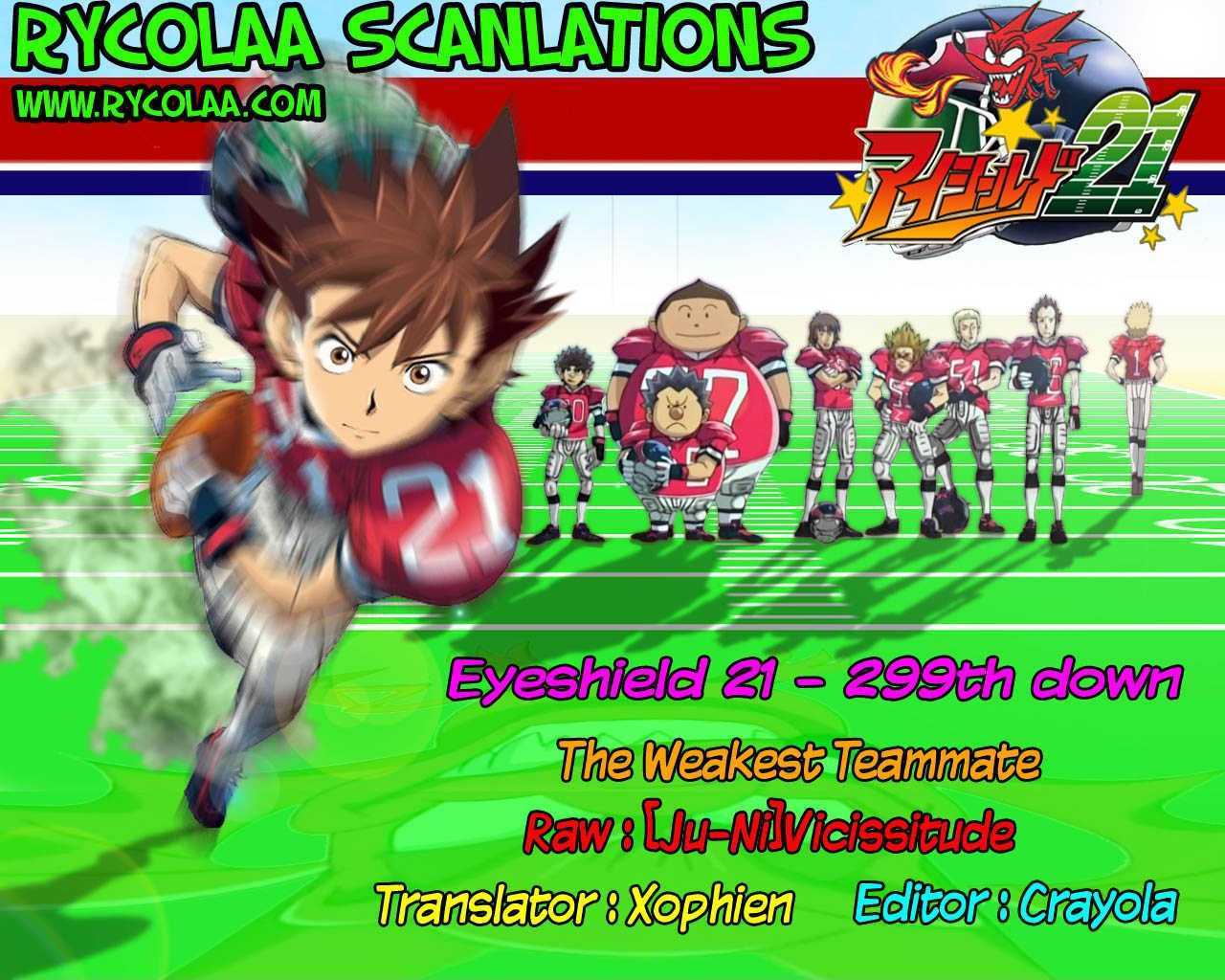 Eyeshield 21 - Chapter 299 : The Weakest Teammate