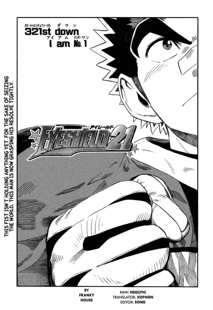 Eyeshield 21 - Chapter 321 : I Am No.1