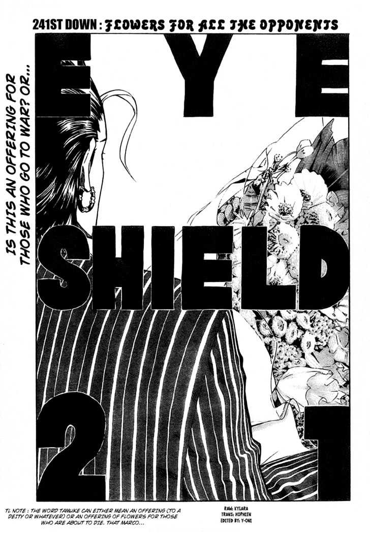 Eyeshield 21 - Chapter 241 : Flowers For All The Opponents