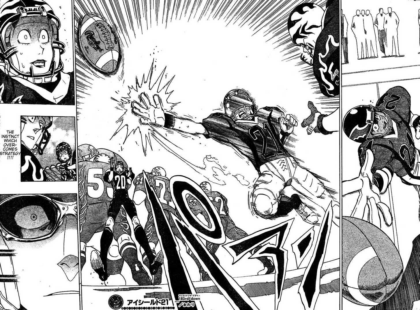 Eyeshield 21 - Chapter 183 : Instinct