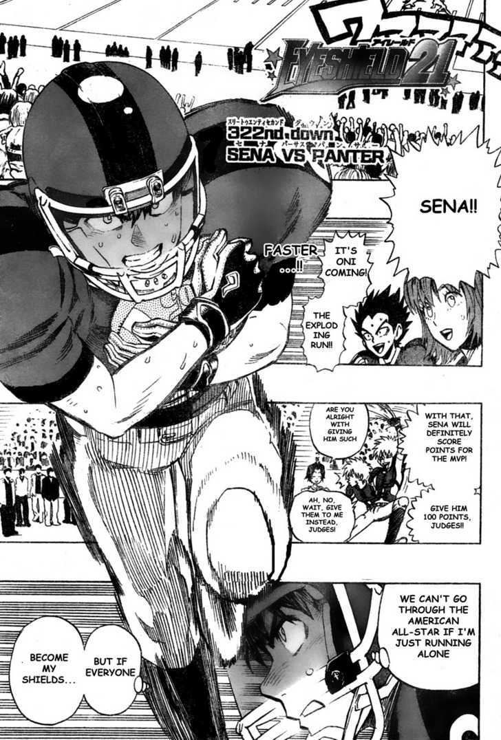 Eyeshield 21 - Chapter 322 : Sena Vs Panter