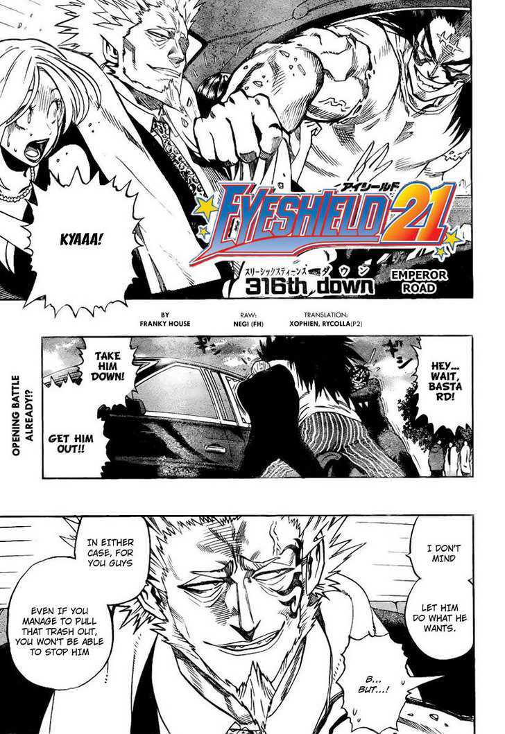 Eyeshield 21 - Chapter 316 : Emperor Road