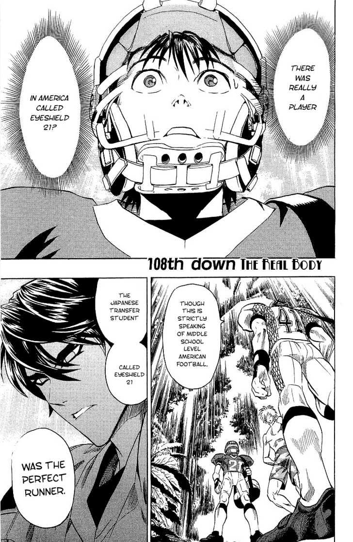 Eyeshield 21 - Chapter 108 : The Real Body