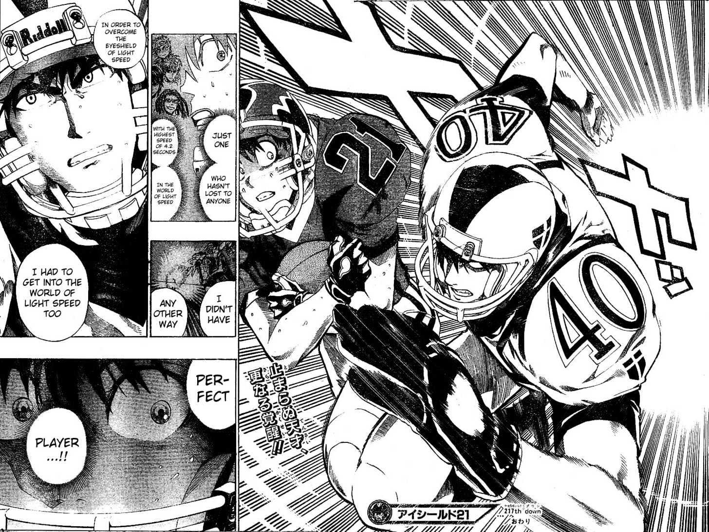 Eyeshield 21 - Chapter 217 : Perfect Player