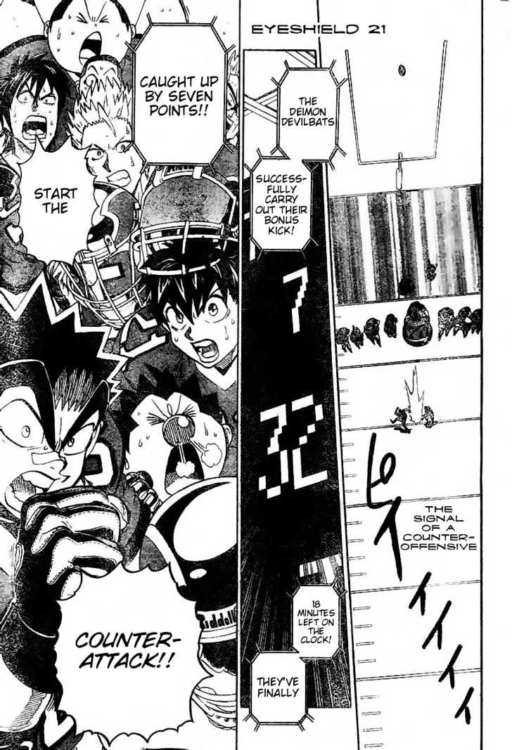 Eyeshield 21 - Chapter 182 : Hiruma Vs. Kongo Siblings