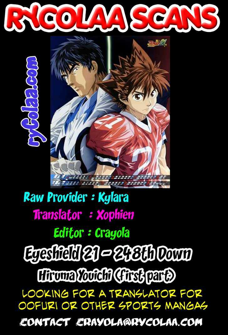 Eyeshield 21 - Chapter 248 : Hiruma Yoichi (Beginning)