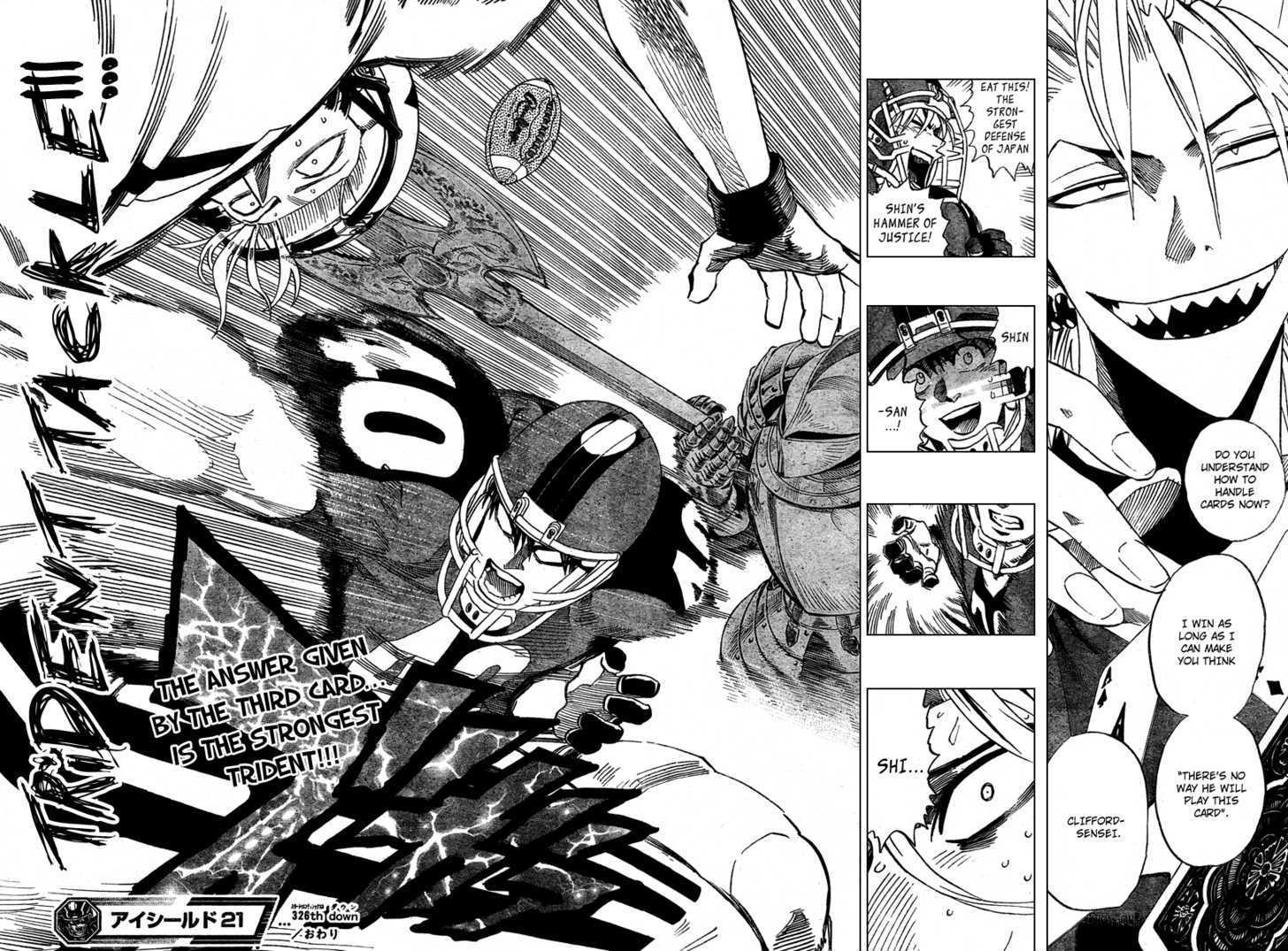 Eyeshield 21 - Chapter 326 : Lecture On How To Handle Cards By Hiruma Youichi And Clifford D....