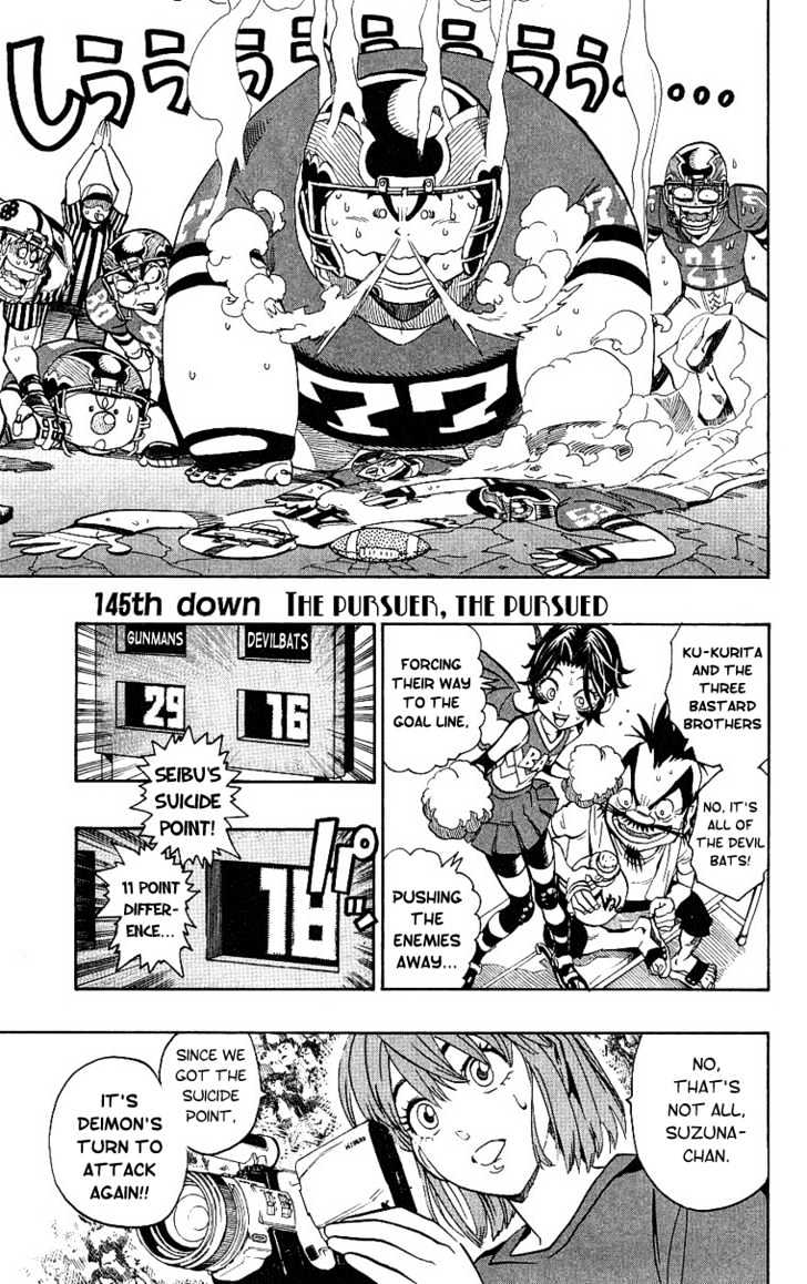 Eyeshield 21 - Chapter 145 : The Pursuer, The Pursued