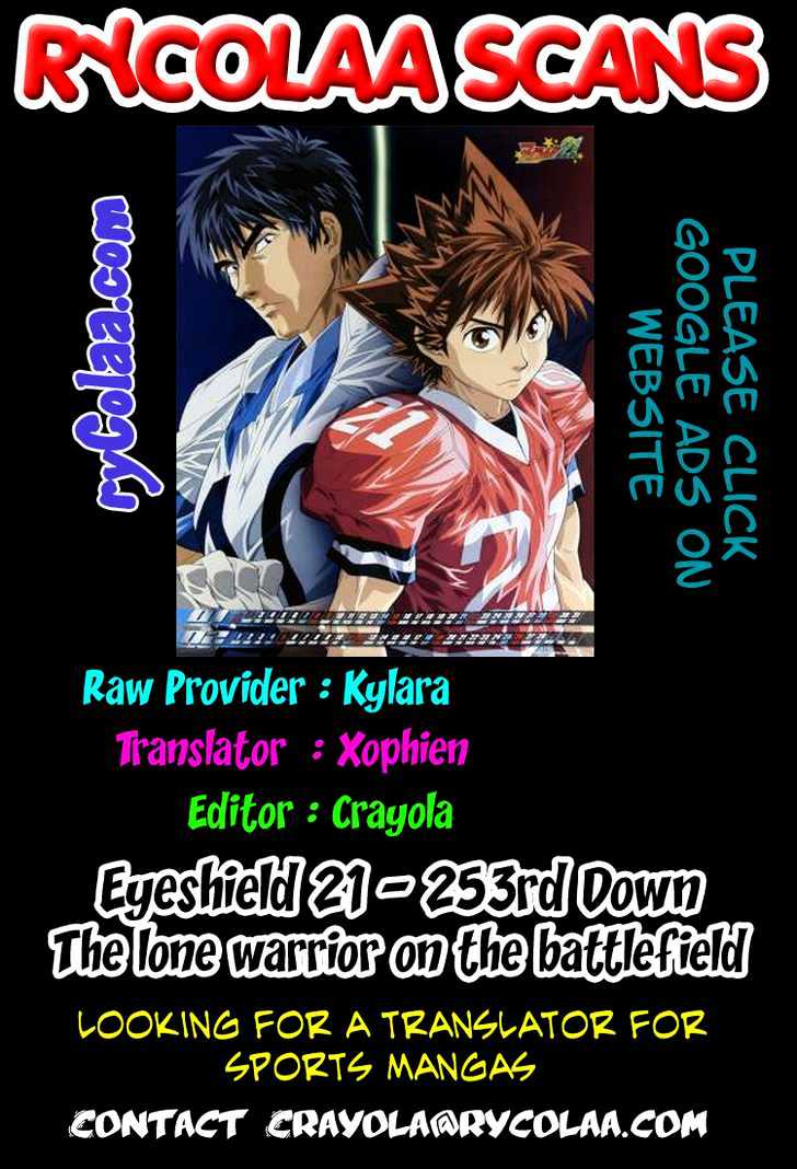 Eyeshield 21 - Chapter 253 : The Lone Warrior On The Battlefield