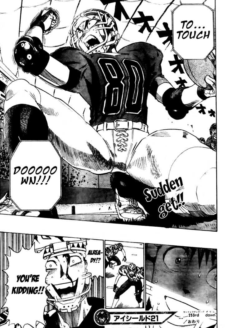 Eyeshield 21 - Chapter 253 : The Lone Warrior On The Battlefield