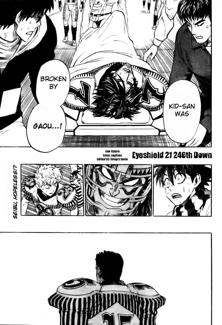 Eyeshield 21 - Chapter 246 : Honored Name On A Gravestone