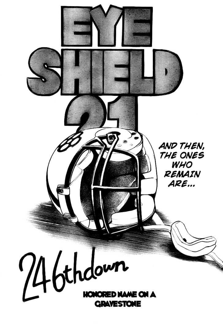 Eyeshield 21 - Chapter 246 : Honored Name On A Gravestone