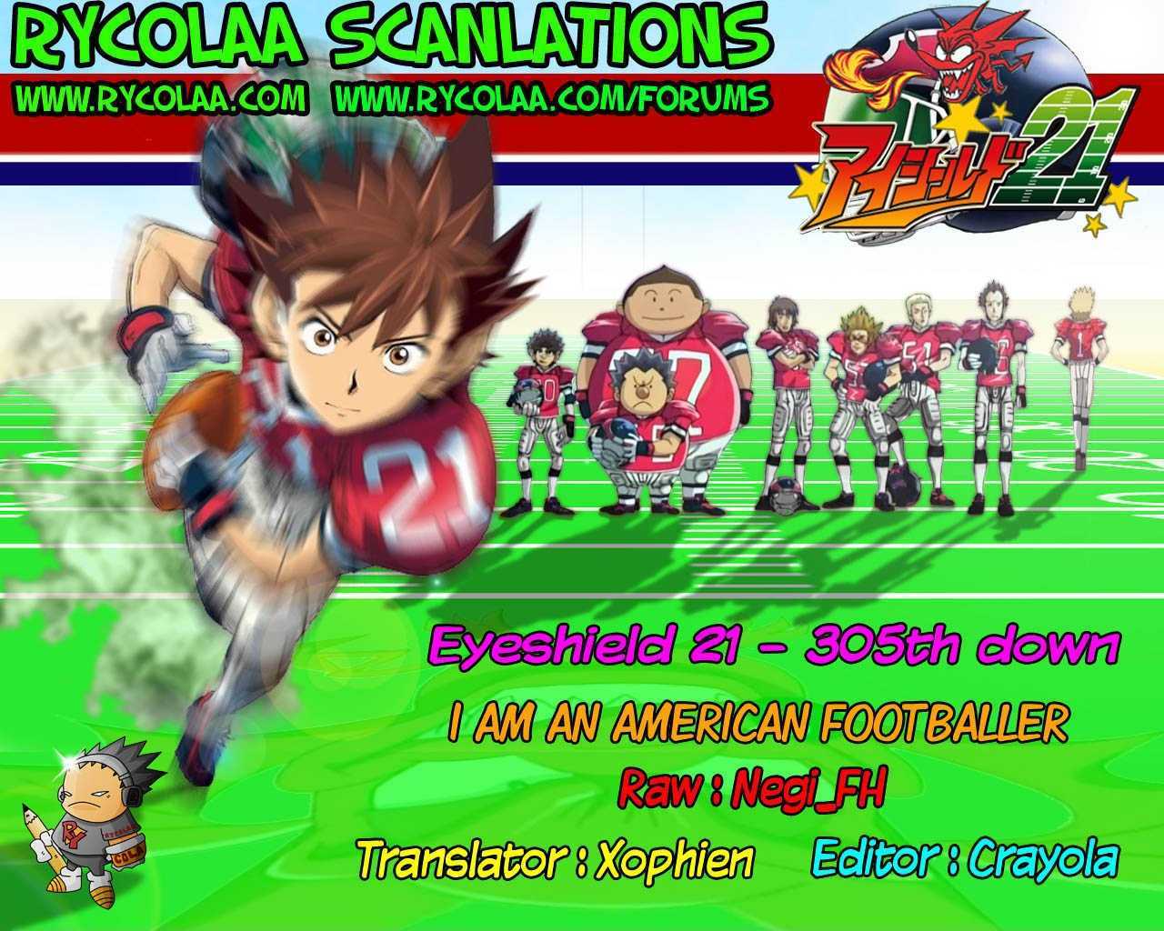 Eyeshield 21 - Chapter 305 : I Am An American Footballer