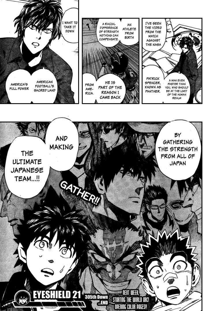 Eyeshield 21 - Chapter 305 : I Am An American Footballer