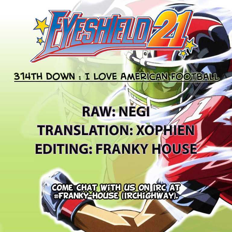 Eyeshield 21 - Chapter 314 : I Love American Football