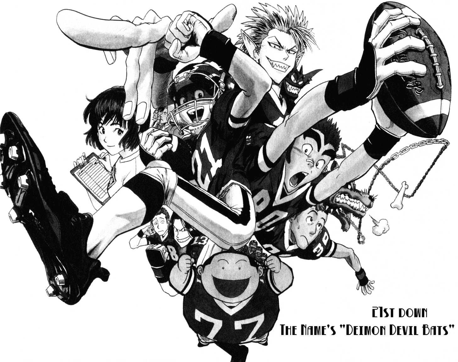 Eyeshield 21 - Chapter 21 : The Name S "The Deimon Devil Bats"