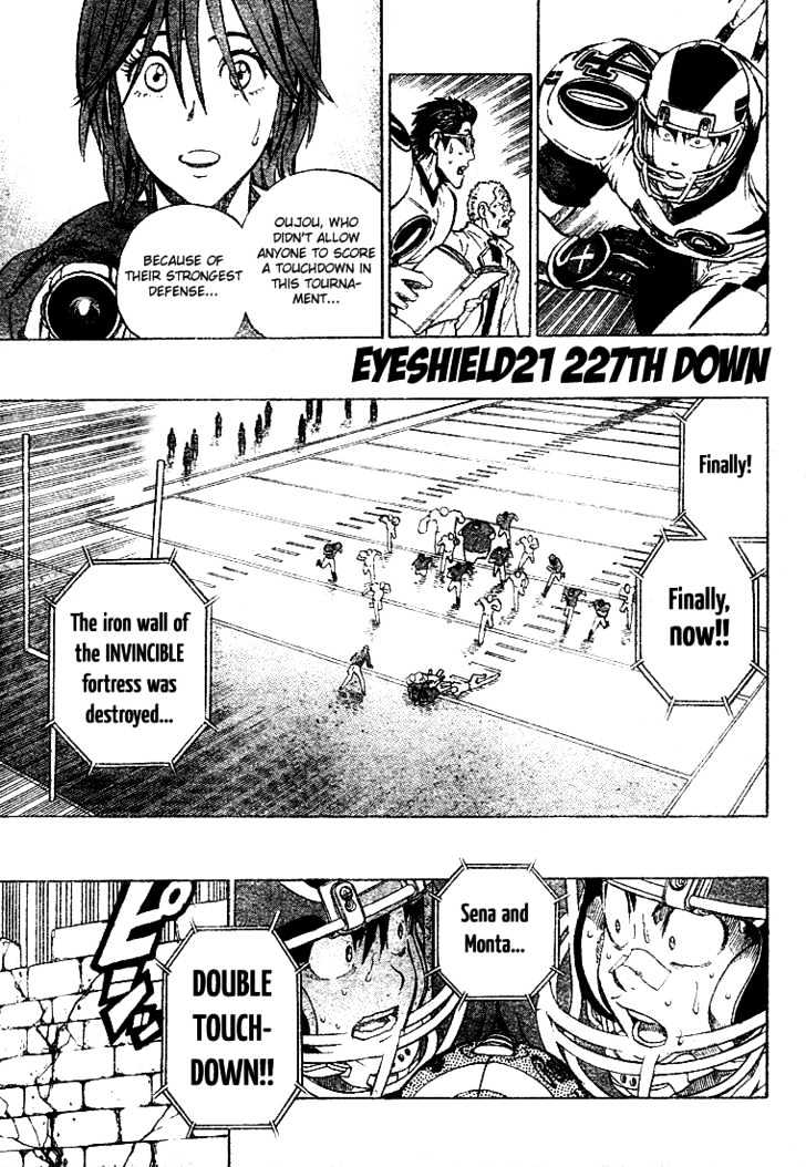 Eyeshield 21 - Chapter 227 : Tag Match