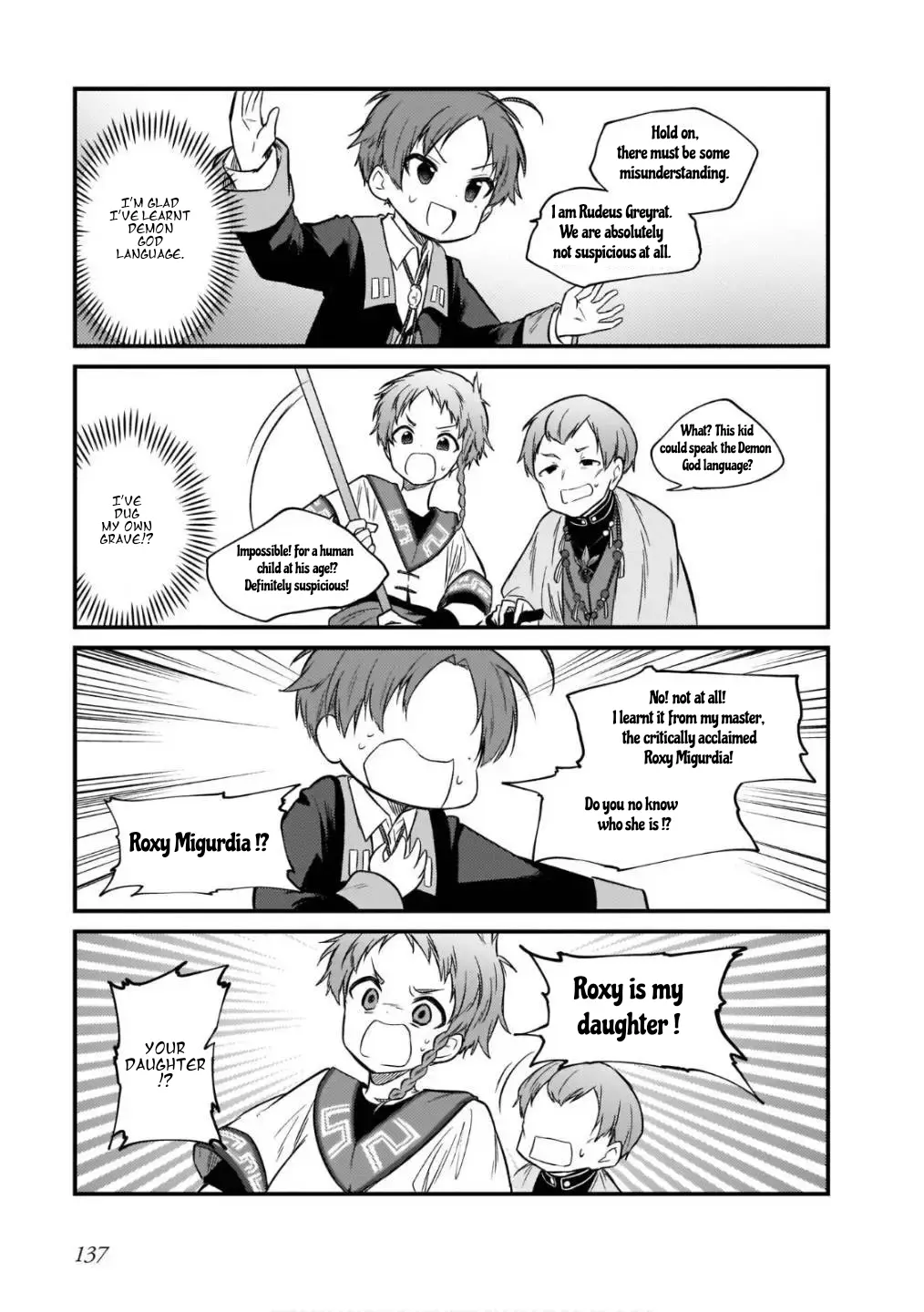 Mushoku Tensei: Even If It's A 4-Koma, I'll Get Serious - Chapter 15