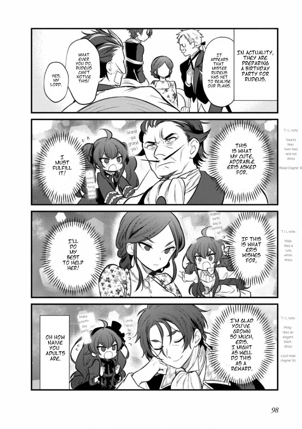 Mushoku Tensei: Even If It's A 4-Koma, I'll Get Serious - Vol.3 Chapter 13