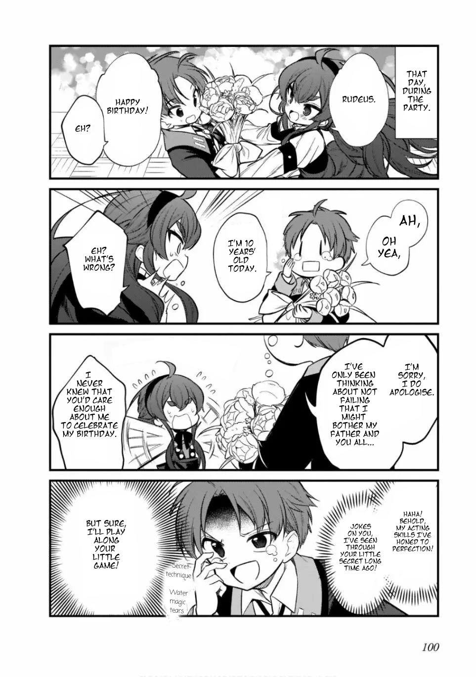 Mushoku Tensei: Even If It's A 4-Koma, I'll Get Serious - Vol.3 Chapter 13