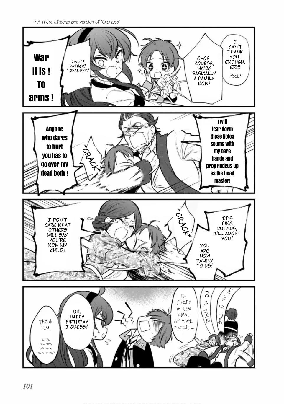 Mushoku Tensei: Even If It's A 4-Koma, I'll Get Serious - Vol.3 Chapter 13