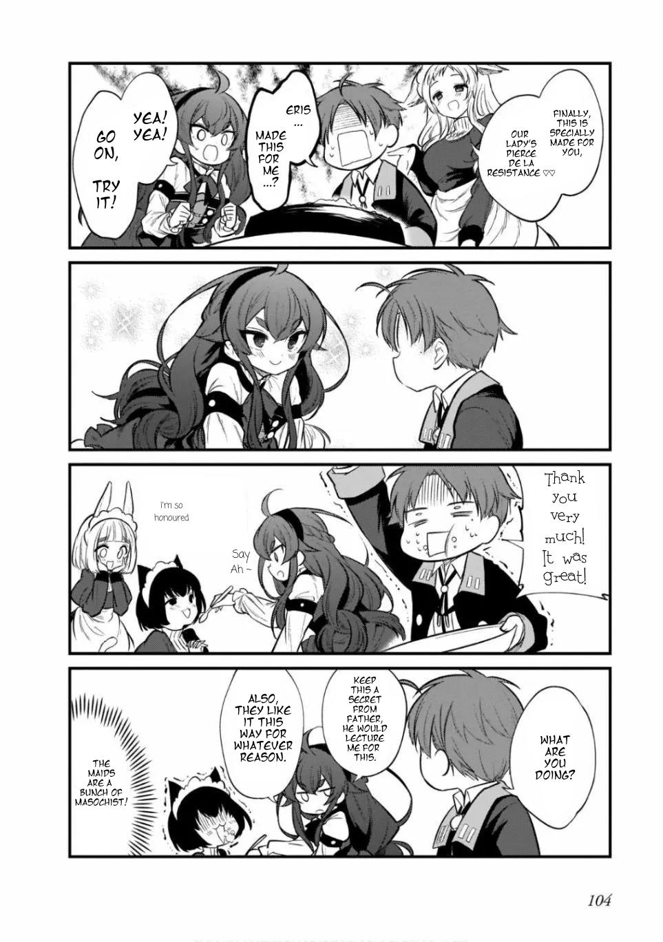 Mushoku Tensei: Even If It's A 4-Koma, I'll Get Serious - Vol.3 Chapter 13