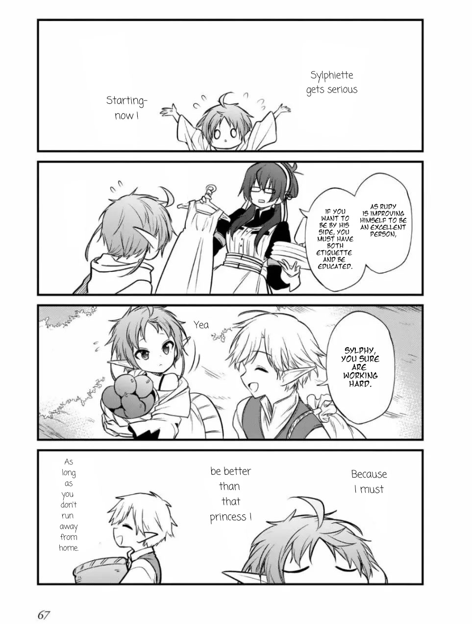 Mushoku Tensei: Even If It's A 4-Koma, I'll Get Serious - Chapter 11