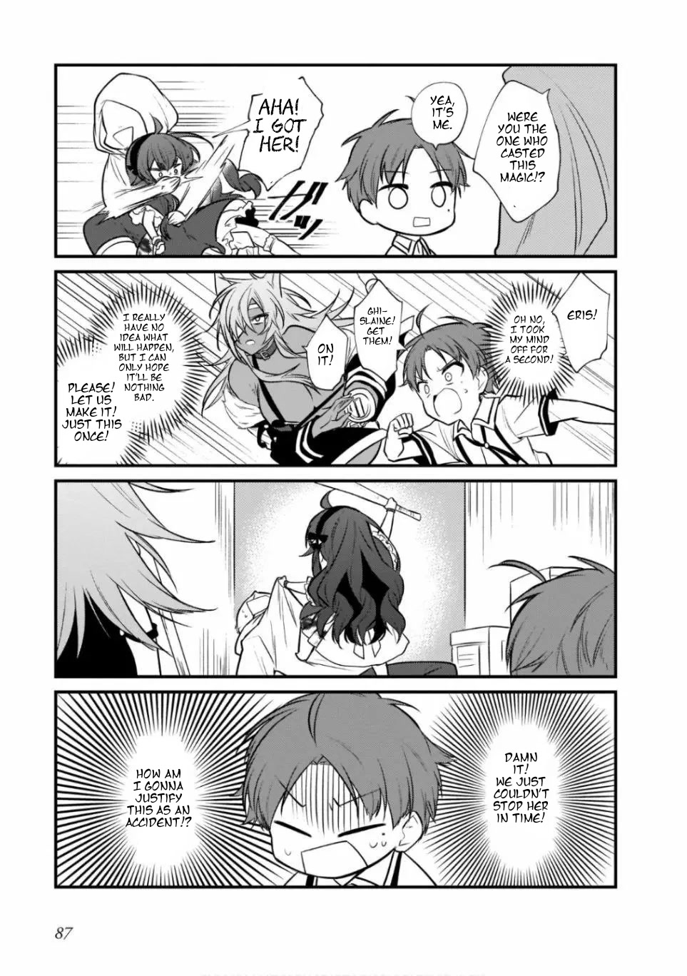 Mushoku Tensei: Even If It's A 4-Koma, I'll Get Serious - Chapter 12