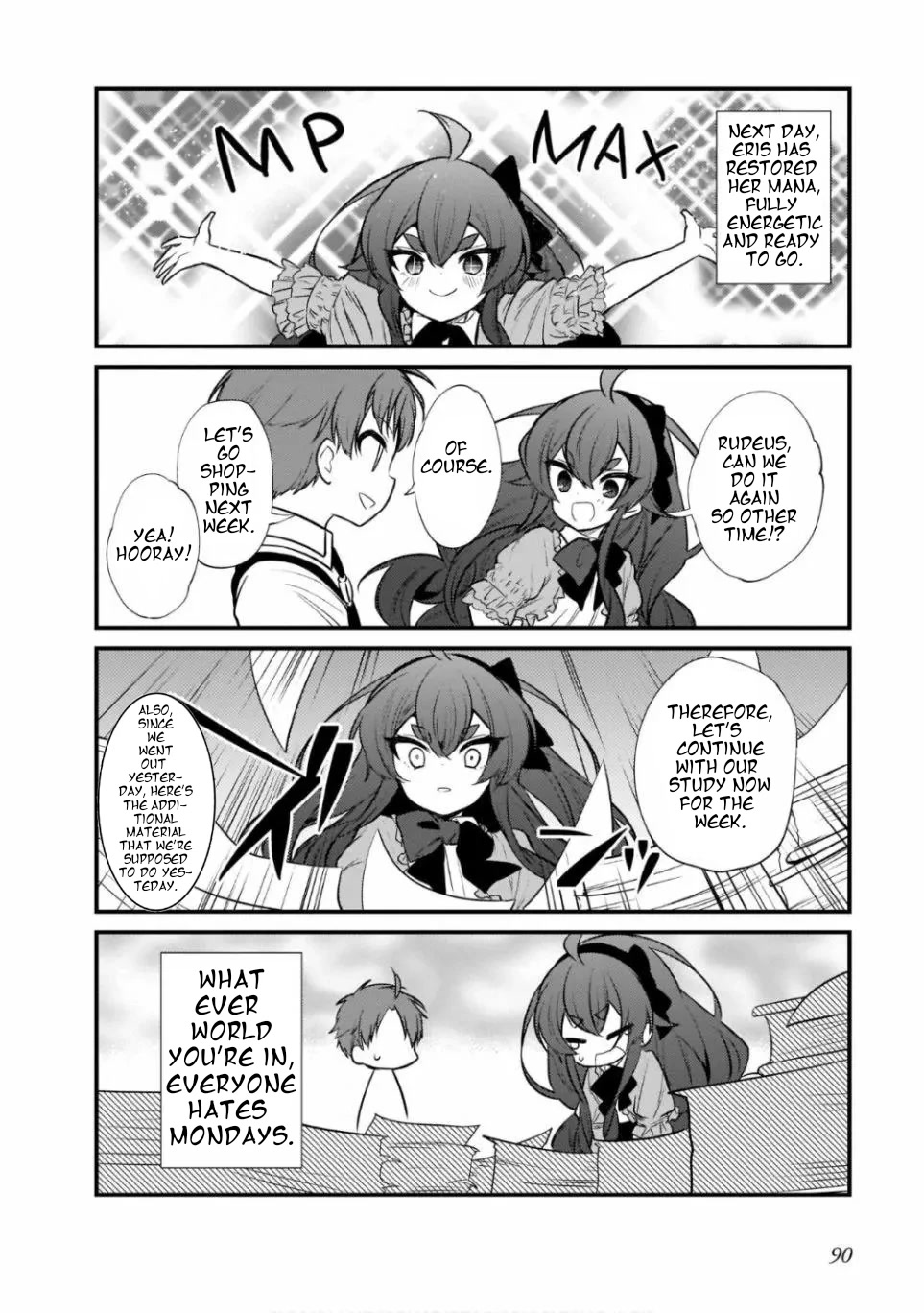 Mushoku Tensei: Even If It's A 4-Koma, I'll Get Serious - Chapter 12