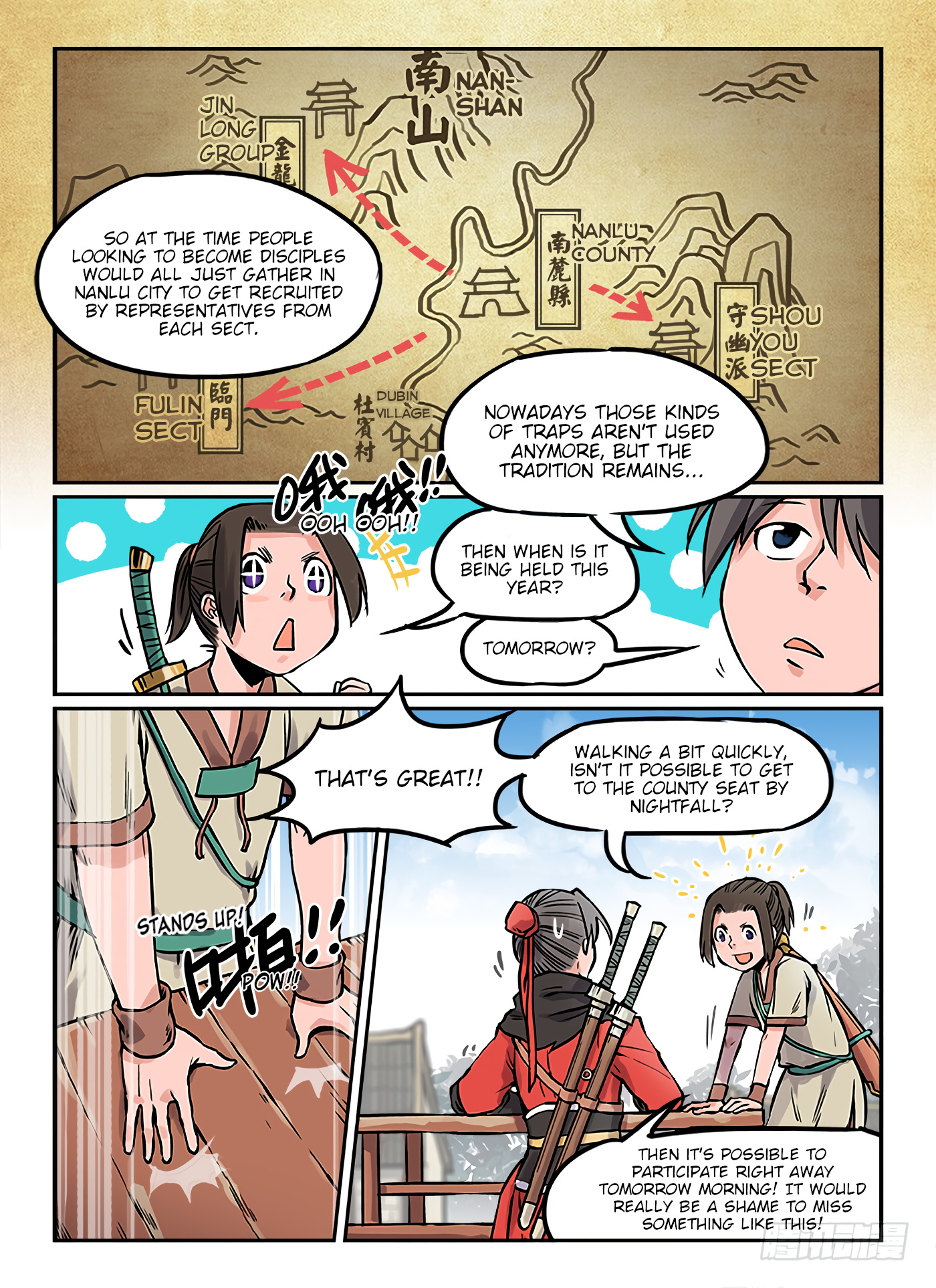 Elated Thirteen Swords - Chapter 3: Recruitment Convention