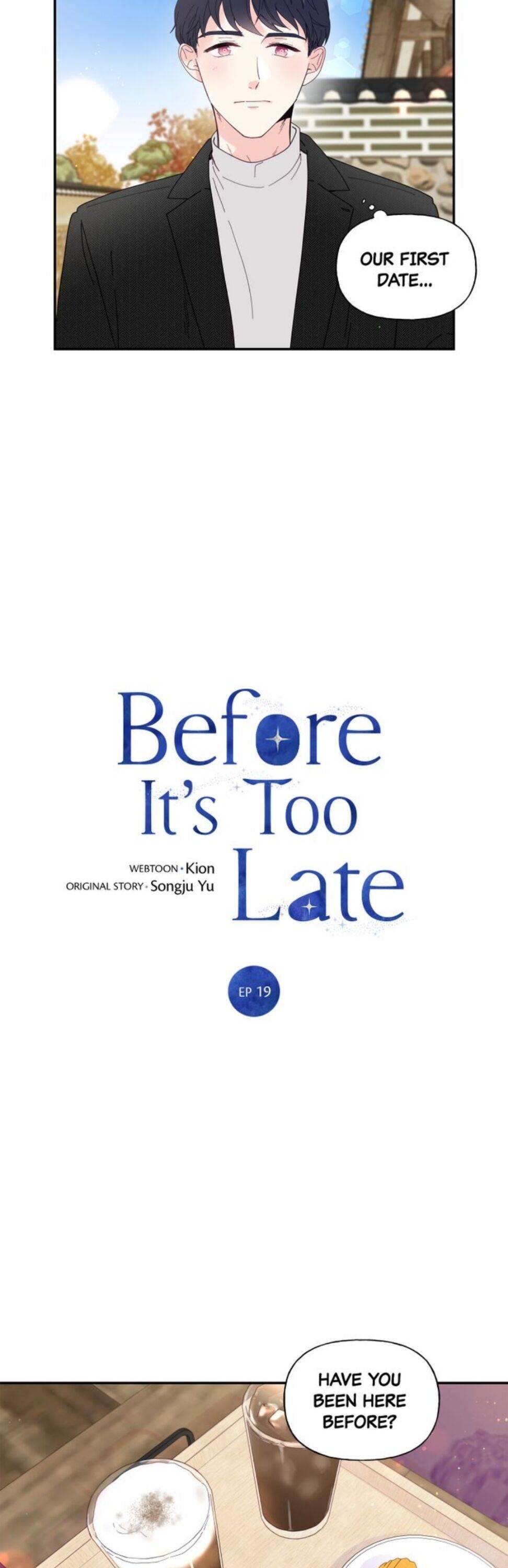 Before It’s Too Late - Chapter 19