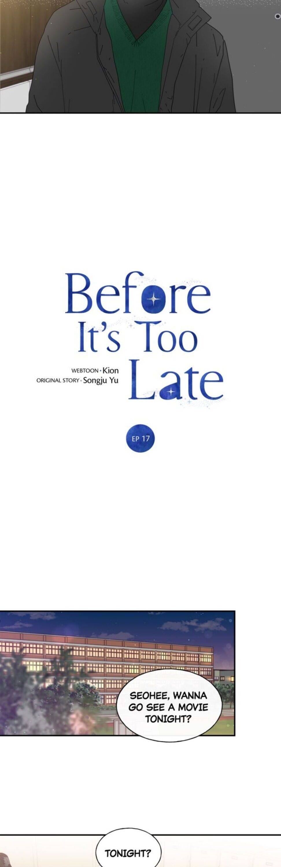 Before It’s Too Late - Chapter 17