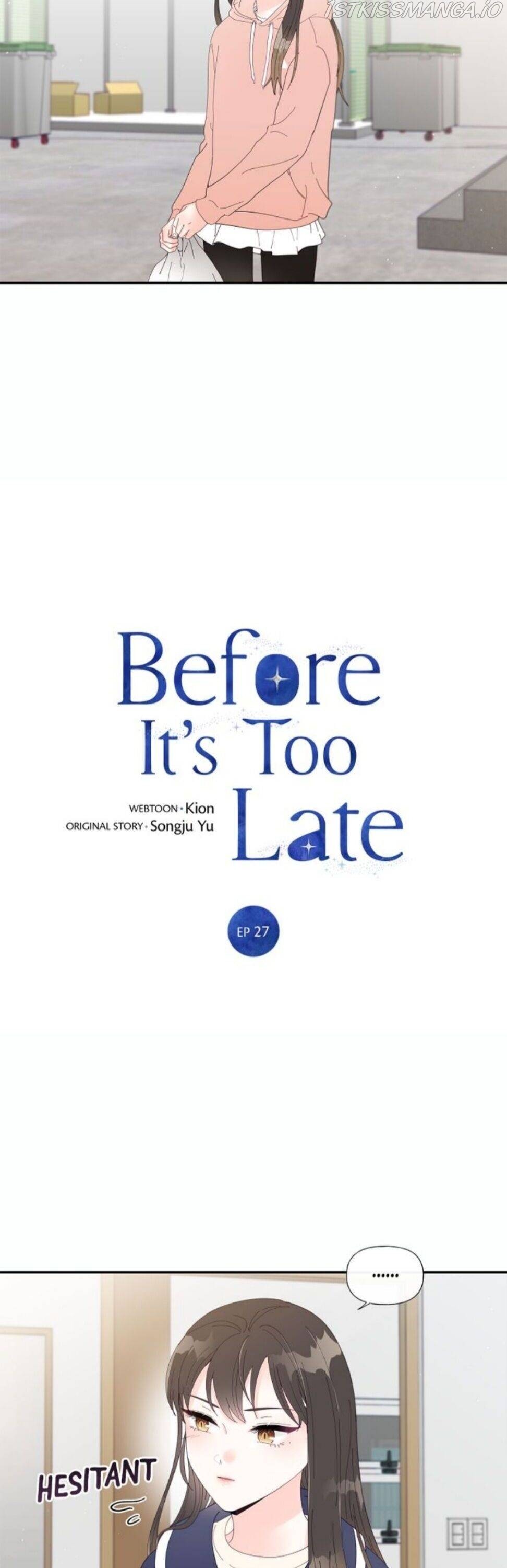 Before It’s Too Late - Chapter 27