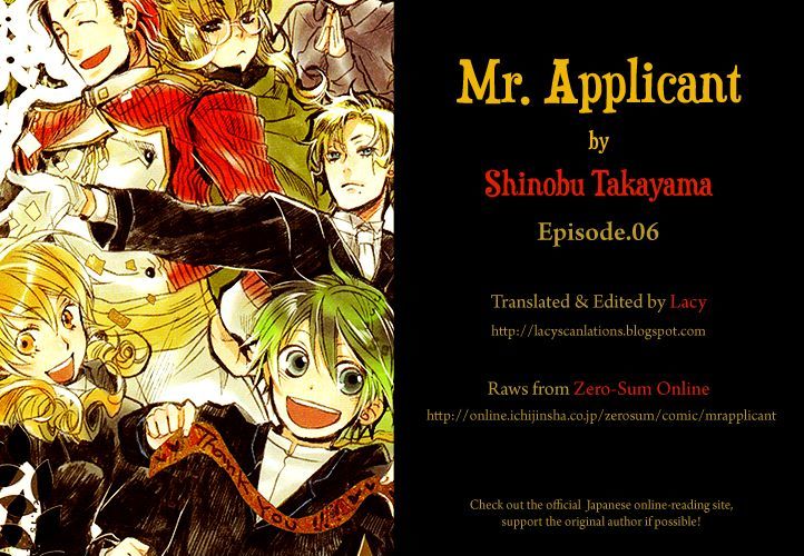 Mr. Applicant - Chapter 6