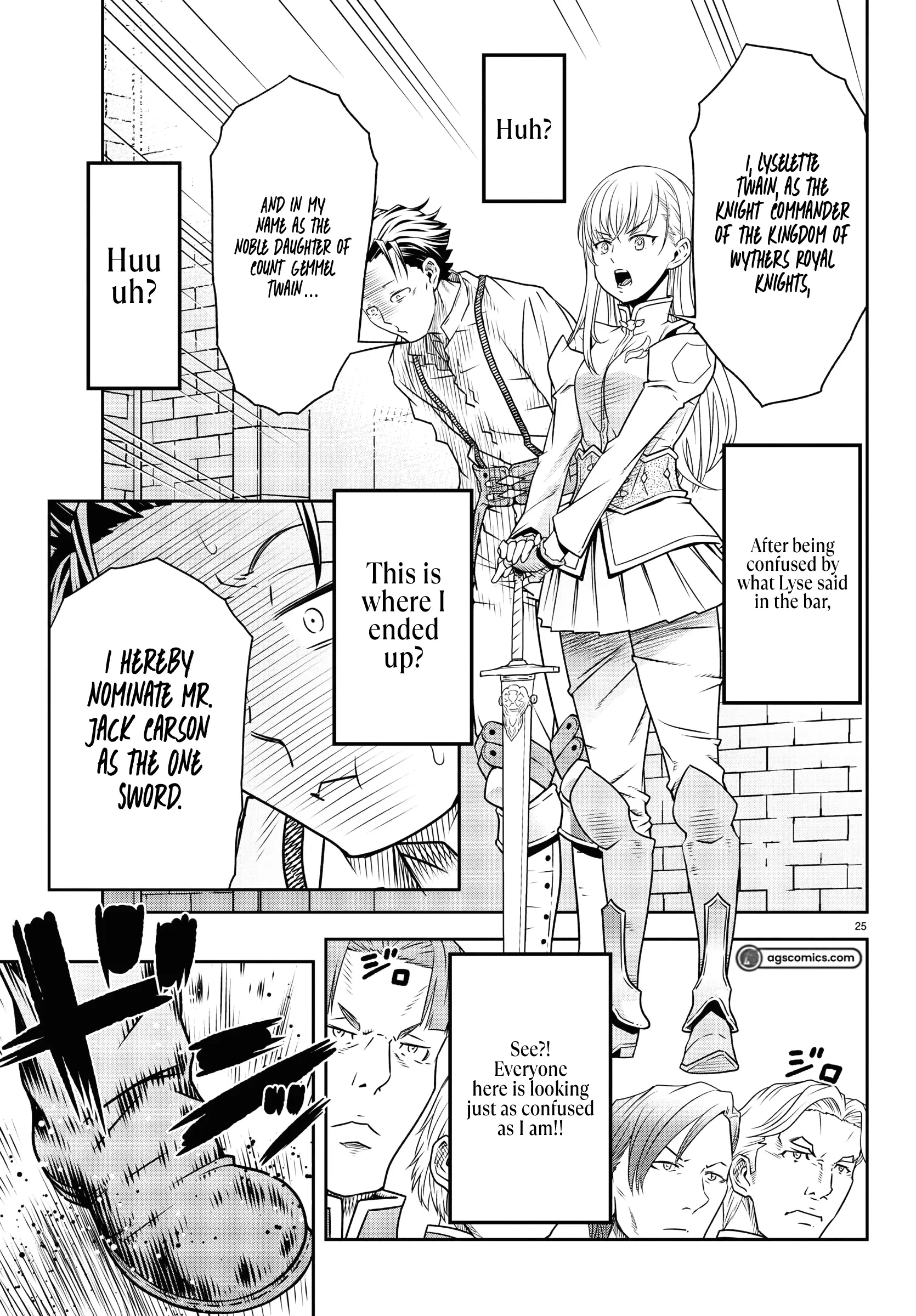 Unsō-Ya No Ossan Ga Naze Ka Fukugyō De Zettai Muteki Kenshi O Tsutomeru Koto Ni ~ Sae Nai Jinsei O Okutteta Ore Ga Maō Tōbatsu No Kirifuda Ni?~ - Chapter 1: Me, The Strongest Swordsman?!