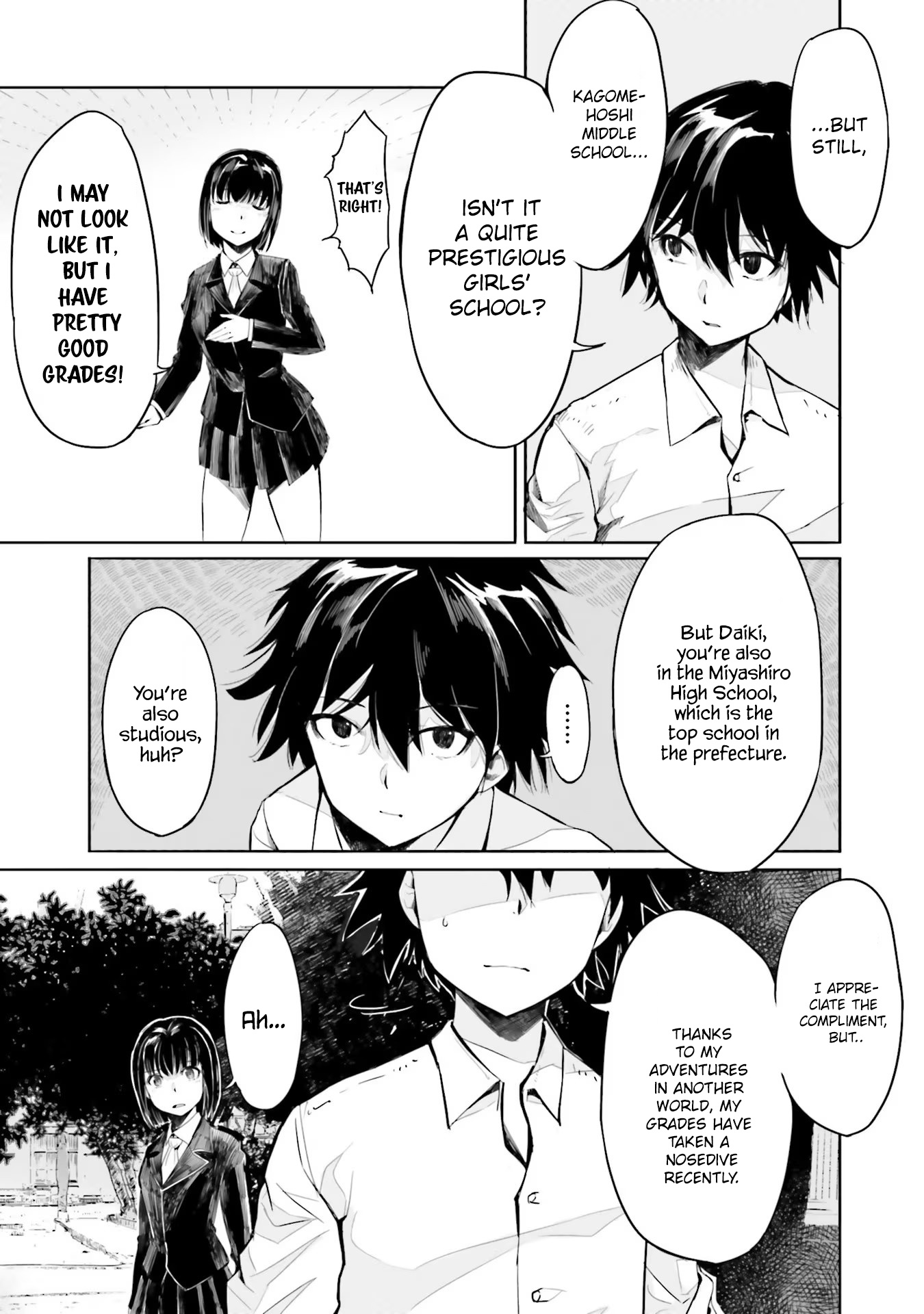 According To The Hero Who Returned From Another World - Vol.1 Chapter 4: After School