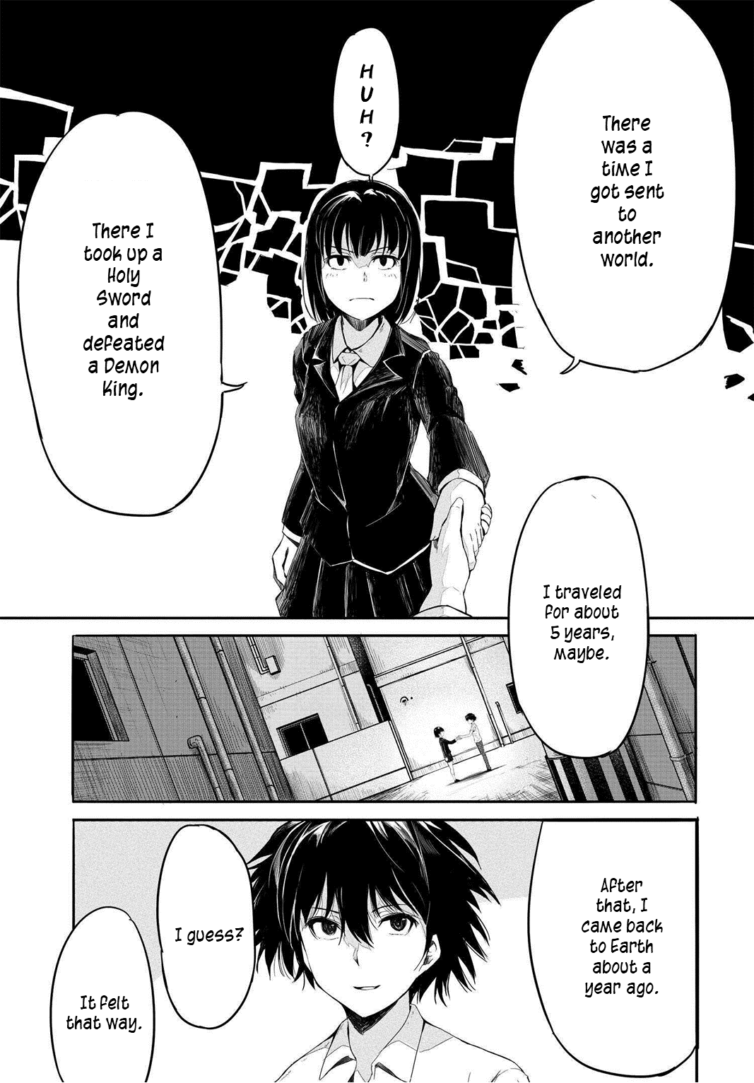 According To The Hero Who Returned From Another World - Vol.1 Chapter 1: The Strange Duo