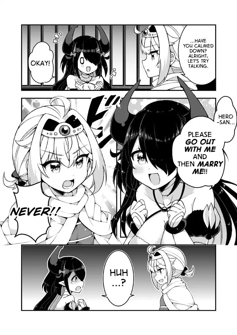 Story Of The Demon Lord Who Wants To Yuri-Marry The Hero - Chapter 0.5: Preview Pages