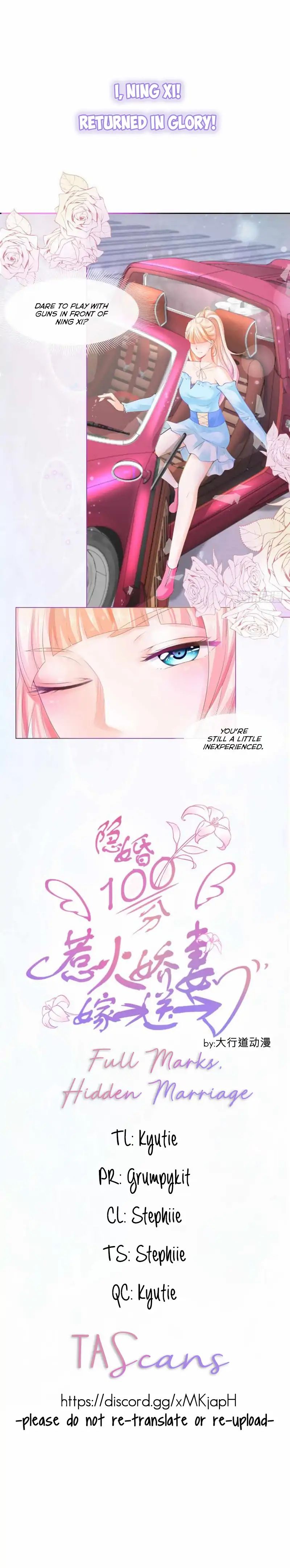 Hidden Marriage 100 Points: Provoke A Wife To Marry One Get One Free - Chapter 0